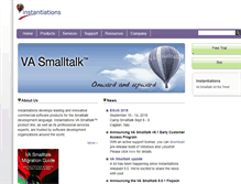 Tablet Screenshot of instantiations.com